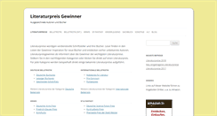Desktop Screenshot of literaturpreisgewinner.de