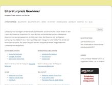 Tablet Screenshot of literaturpreisgewinner.de
